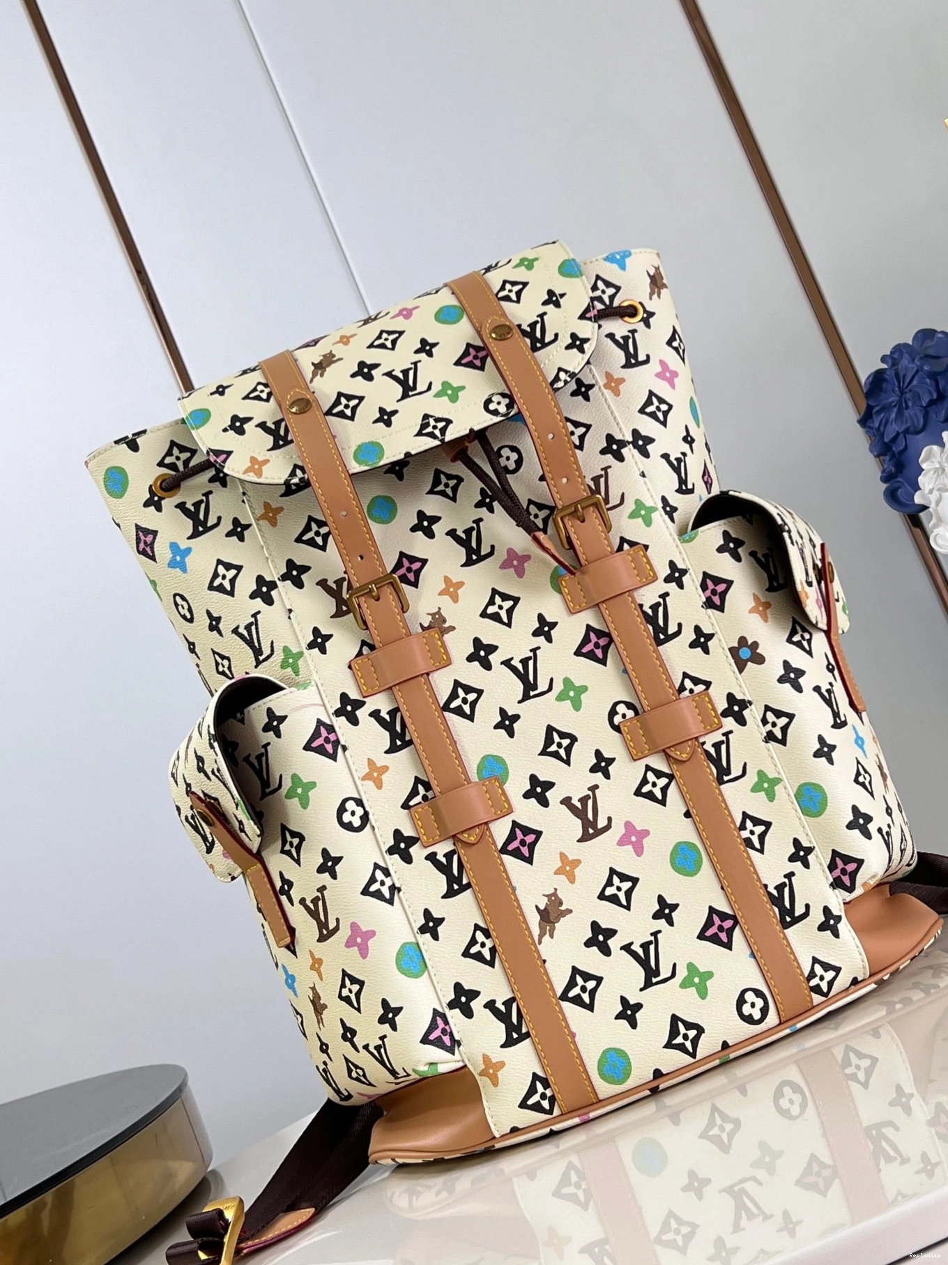 Cheap Christopher Louis Vuitton MM-38*44*12.5CM Backpack 0819